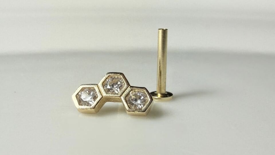 Petek model piercing