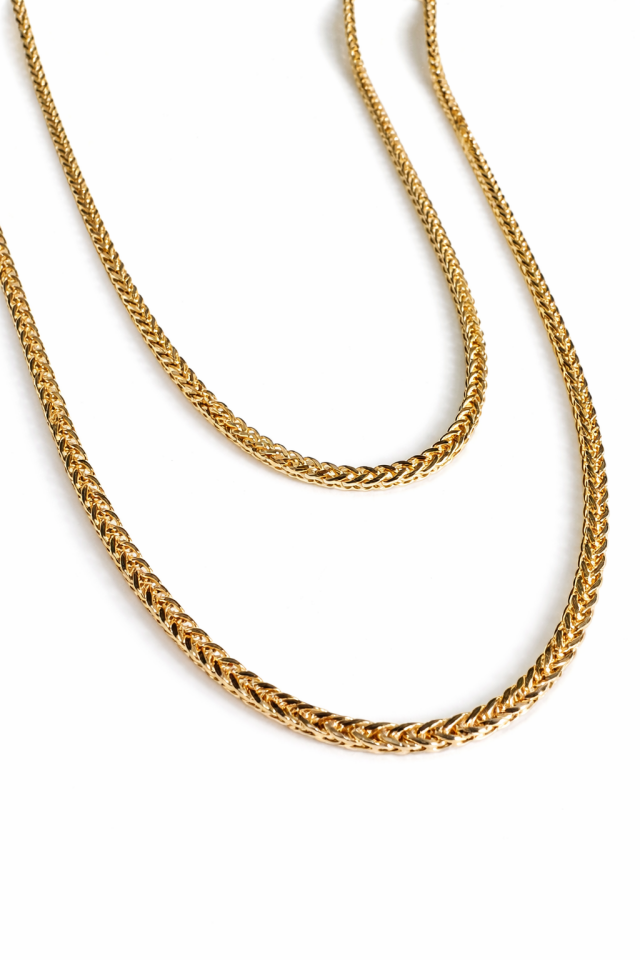 14 Ayar Altın Spiga Zincir Kolye – Zarif ve Şık Tasarım