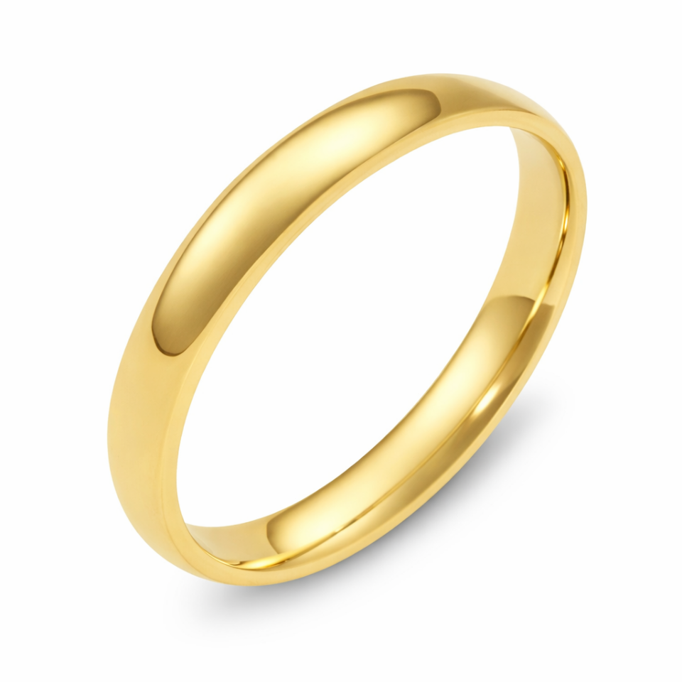 14 Ayar Altın 3 mm Alyans